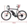 Black 48v 500w Adult Electric Ebike 10ah Lithium Battery 27.5" - Image 6