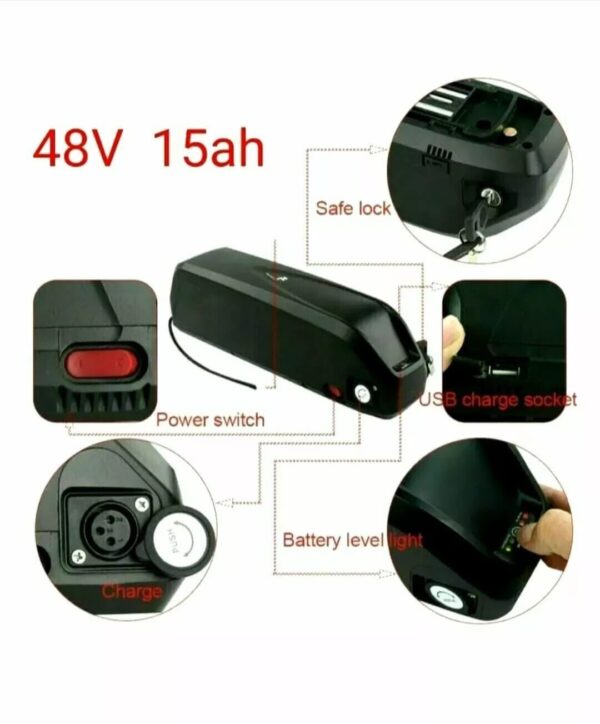 1000W 48V 15AH Cut Off Brake 27.5 Rim with Pedal Assist - Image 11