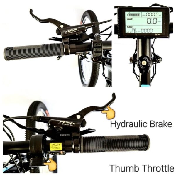 FAT TYRE ELECTRIC BIKE 26inch 4.0 1000W 48V 15AH EBIKE Hydraulic Brake - Image 5