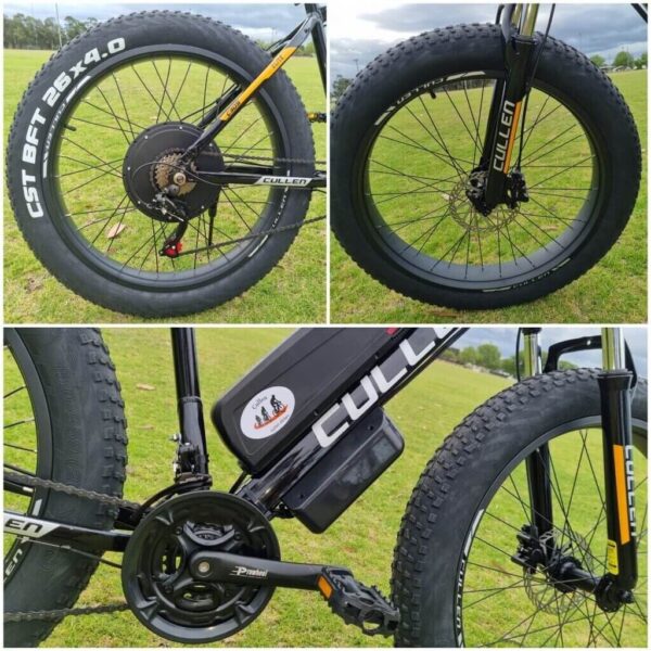 FAT TYRE ELECTRIC BIKE 26inch 4.0 1000W 48V 15AH EBIKE Hydraulic Brake - Image 8