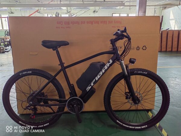 Spigan Electric Bike Mountain 350w eMTB Steel 21 speed - Image 5