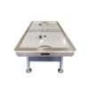 7FT Air Hockey Table Wood Frame White Leg with Inlaid E-scorer - Image 3