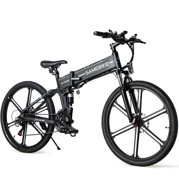 Sambike LO26 II 26" Mountain Folding eBike 500W 48V Full Suspension - Image 2