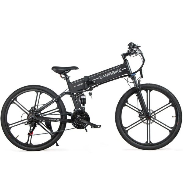 Sambike LO26 II 26" Mountain Folding eBike 500W 48V Full Suspension - Image 3