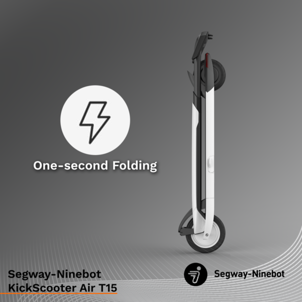 Segway Ninebot Kickscooter Air T15 Electric Scooter Smart Foldable - Image 6