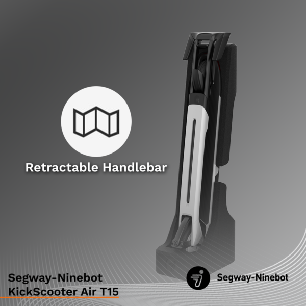 Segway Ninebot Kickscooter Air T15 Electric Scooter Smart Foldable - Image 7