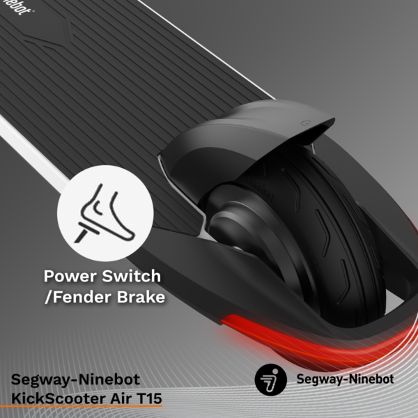 Segway Ninebot Kickscooter Air T15 Electric Scooter Smart Foldable - Image 9