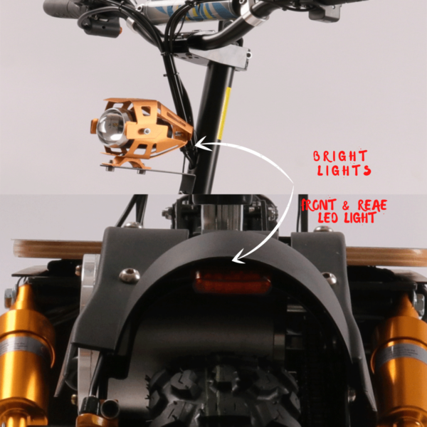 Kasa 2000W Electric Scooter 60V Foldable Motorised Bike 12" - Image 8