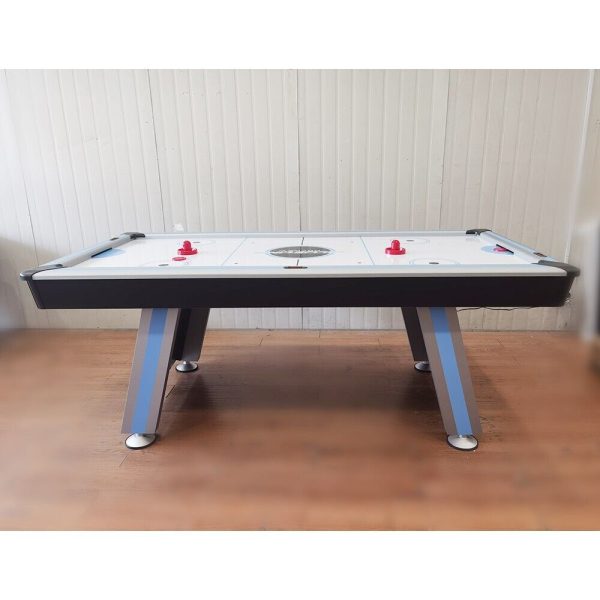 7FT 2IN1 Air Hockey Table with Table Tennis Top-Black&Blue - Image 5