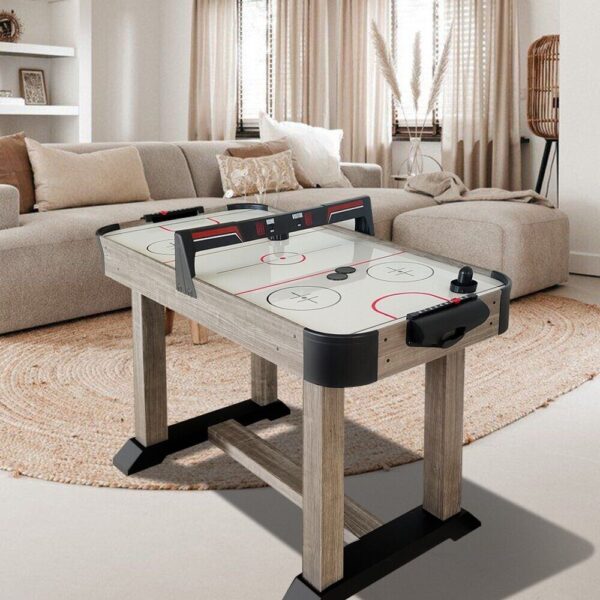 4Ft Air Hockey Table With Overhead E-Scorer