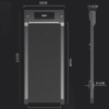 Electric Treadmill Remote Control LCD Running Walking Pad Home Gym - Image 4