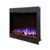 Aristo 1500W 28 inch Built-in Recessed Electric Fireplace - Frameless - Image 4