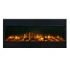Aristo 50 Inch Electric Fireplace Heater with White Mantel Suite - Image 7