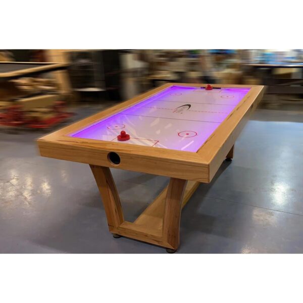 8FT AIR HOCKEY TABLE (HOMESTEAD)  - ACRYLIC BASE (LED INSTALLED) - Image 8