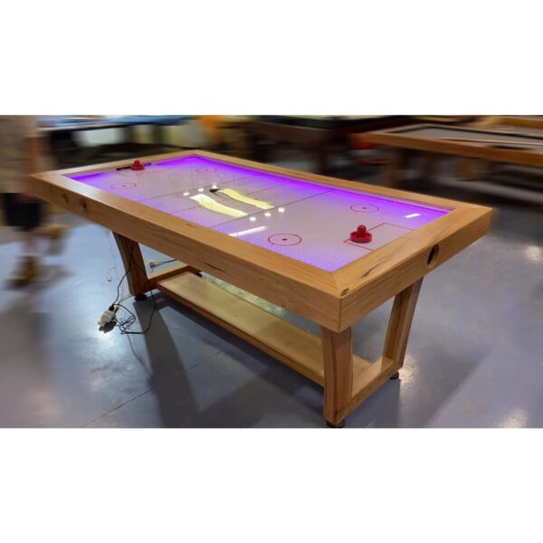 8FT AIR HOCKEY TABLE (HOMESTEAD)  - ACRYLIC BASE (LED INSTALLED) - Image 7