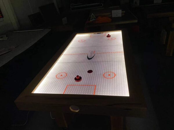 8FT REGENT AIR HOCKEY TABLE - ACRYLIC BASE (LED INSTALLED) - Image 5