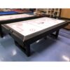 HURRICANE - 8FT AIR HOCKEY TABLE WITH PERSPEX TOP, STEEL FRAME