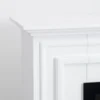 Concerto 1500W 60 Inch Electric Fireplace Insert with Eton White - Image 9
