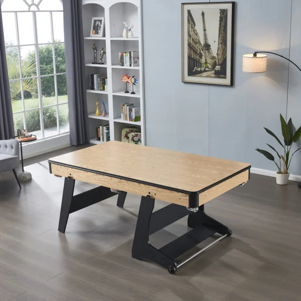 Lyle 6FT Pool Table- 3IN1 Foldable Oak - Image 3