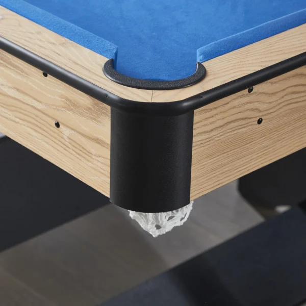 Lyle 6FT Pool Table- 3IN1 Foldable Oak - Image 4