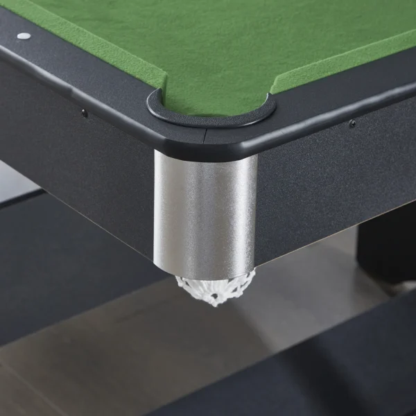 Lyle 6FT Pool Table- 3IN1 Foldable Black - Image 6