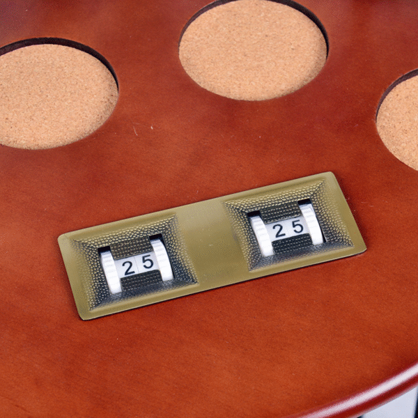 Pool Cue Rack-Solid Wood Walnut - Image 5