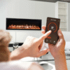 Capriccio 1500W 50 inch Recessed / Wall Mounted Electric Fireplace - Image 2