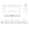 Capriccio 1500W 60" Recessed / Wall Mounted Electric Fireplace - Image 7
