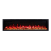 Capriccio 1500W 72 inch Recessed / Wall Mounted Electric Fireplace - Smartphone Control