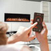 Capriccio 1500W 72" Recessed / Wall Mounted Electric Fireplace - Image 3