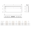 Capriccio 1500W 72" Recessed / Wall Mounted Electric Fireplace - Image 9