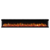 Fenton 1600W 3 Sided 100 Inch Recessed / Wall Mounted Electric Fireplace