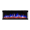 Fenton 1600W 3 Sided 50 Inch Recessed / Wall Mounted Electric Fireplace