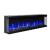 Fenton 1600W 3 Sided 60" Recessed/Wall Mounted Electric Fireplace - Image 2