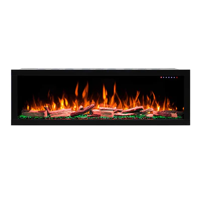 Fantasia 1500W 60 inch Built-in Recessed Electric Fireplace - Extra Deep