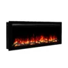 1500W 72" Recessed Wall Mounted Electric Fireplace Flame Effect - Image 2