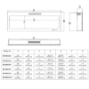 Rocco 1500W 60 inch Recessed / Wall Mounted Electric Fireplace - Image 6