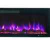 Rocco 1500W 60 inch Recessed / Wall Mounted Electric Fireplace - Image 2