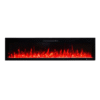 Rocco 1500W 72 inch Recessed / Wall Mounted Electric Fireplace - Image 2