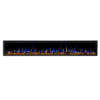 Concerto 1500W 100 inch Recessed / Wall Mounted Electric Fireplace