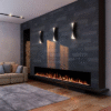 Concerto 1500W 100 inch Recessed / Wall Mounted Electric Fireplace - Image 7