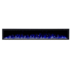 Concerto 1500W 100 inch Recessed / Wall Mounted Electric Fireplace - Image 3