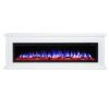 Concerto 1500W 72" Electric Fireplace Insert with Eton White Mantel - Image 9