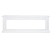 Concerto 1500W 72" Electric Fireplace Insert with Eton White Mantel - Image 4