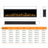 Concerto 1500W 84 inch Recessed / Wall Mounted Electric Fireplace - Image 7