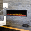 COMO 60 inch Built-in Recessed / Wall Mounted Electric Fireplace - Image 2