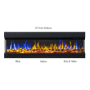 Zevoko 1600W 3 Sided 72" Recessed / Wall Mounted Electric - Image 3