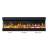 Zevoko 1600W 3 Sided 72" Recessed / Wall Mounted Electric - Image 2