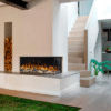 Langham 1600W 1/2/3-Sided 50 Inch Extra Deep Electric Fireplace - Image 7