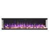 Langham 1600W 1/2/3-Sided 78 Inch Extra Deep Electric Fireplace